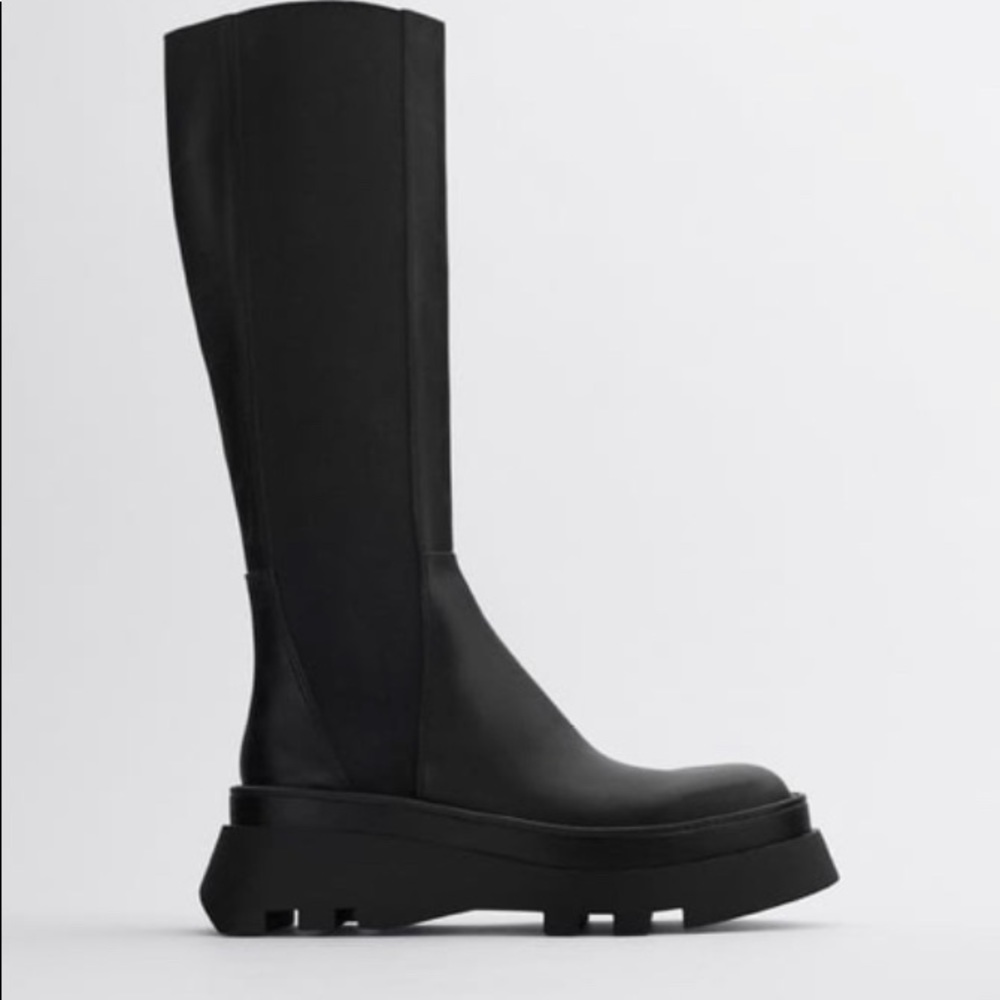 🔥 ZARA BOOTS BOTTEGA VENETA INSPIRED SZ 9